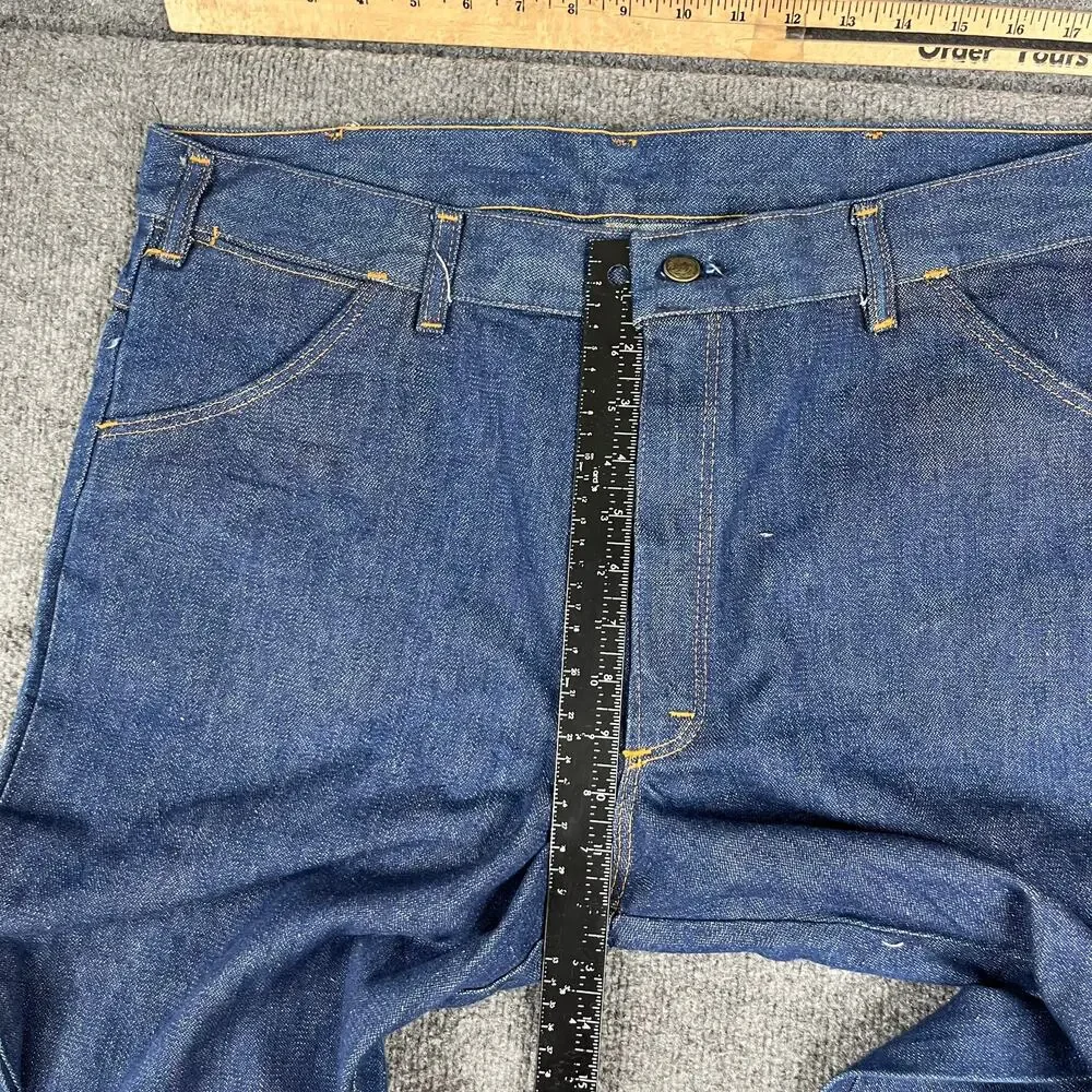 Vintage Jeans Mens Size‎ 40x32 Dark Wash Blue Bootcut Classic Western Denim